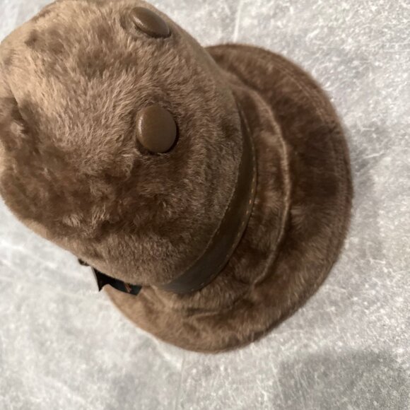 Vintage Christian Dior Chapeaux Fur Hat Mink Brown Paris New York - Picture 3 of 6